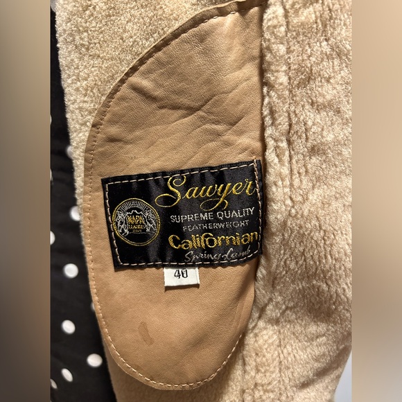 Vintage Sawyer of Napa Californian Suede Shearlings Women’s Jacket - Picture 10 of 14